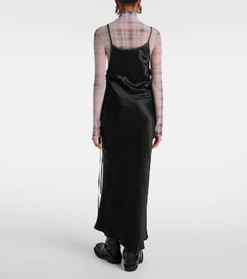Robe longue en satin | Acne Studios