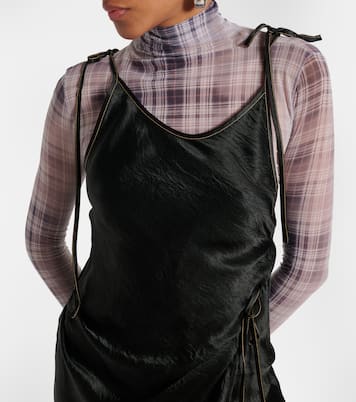 Robe longue en satin | Acne Studios