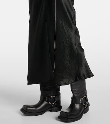 Robe longue en satin | Acne Studios