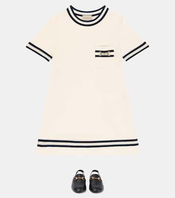 Abito Horsebit in cotone | Gucci Kids