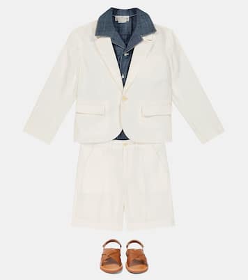 Aristide linen and cotton blazer | Bonpoint