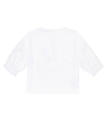 Floral cotton T-shirt | Il Gufo