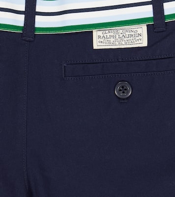 Belted cotton twill shorts | Polo Ralph Lauren Kids