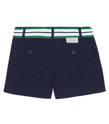 Belted cotton twill shorts | Polo Ralph Lauren Kids