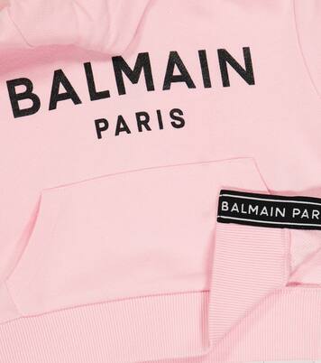 Sweat-shirt en coton à logo | Balmain Kids