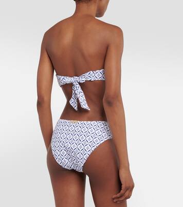Haut de bikini bandeau Capri imprimé | Heidi Klein