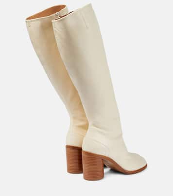 Tabi leather knee-high boots | Maison Margiela