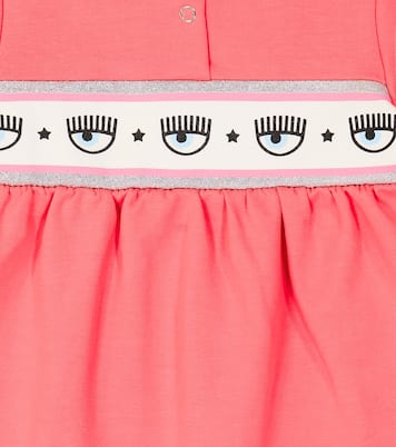 x Chiara Ferragni, Bébé – Robe en coton mélangé | Monnalisa