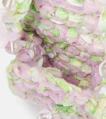 Mini crochet tulle shoulder bag | Susan Fang