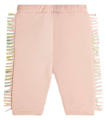 Baby fringed cotton sweatpants | Stella McCartney Kids