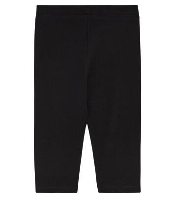 Baby logo cotton-blend leggings | Balmain Kids