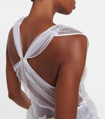 Top Le Débardeur Perle mit Pailletten | Jacquemus