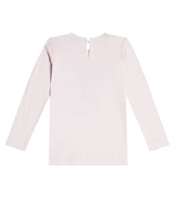 Printed cotton jersey top | Monnalisa