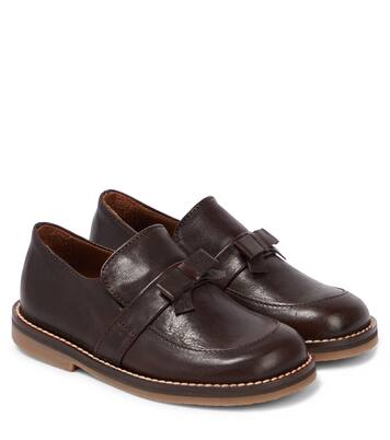 Bow-detail leather loafers | PèPè