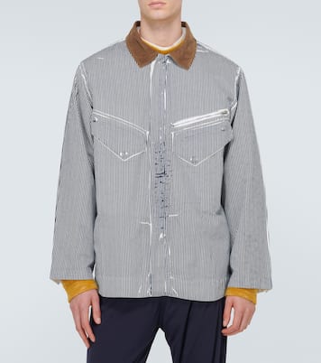 Galli striped cotton jacket | Ranra