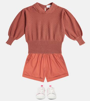 Iris cotton sweater | C'era Una Volta