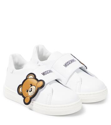 Teddy Bear leather sneakers | Moschino Kids