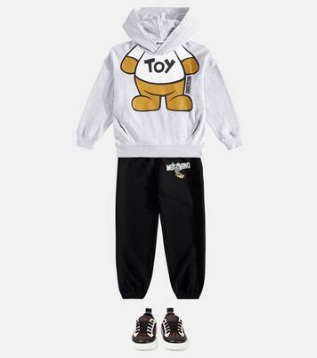Teddy Bear cotton jersey hoodie | Moschino Kids
