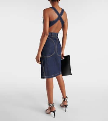 Denim pencil skirt | Alaïa