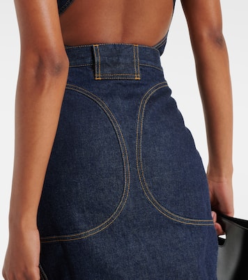 Denim pencil skirt | Alaïa