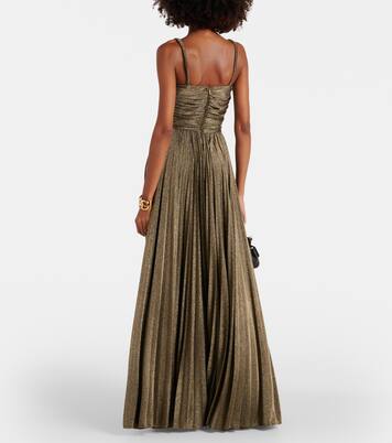 Ruched metallic gown | Dolce&Gabbana