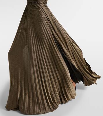 Ruched metallic gown | Dolce&Gabbana