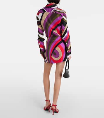 Minigonna Iride in seta | Pucci