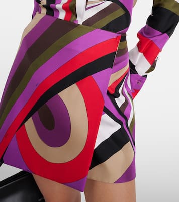 Minigonna Iride in seta | Pucci
