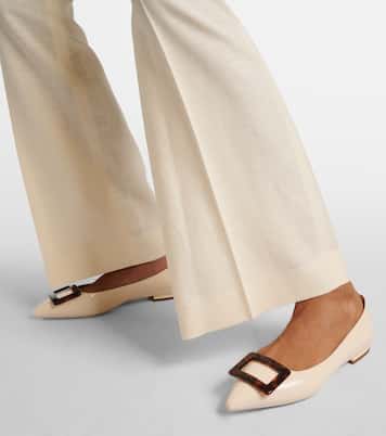 Gommettine Ball leather ballet flats | Roger Vivier