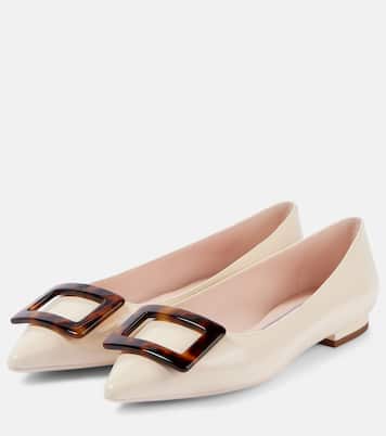 Gommettine Ball leather ballet flats | Roger Vivier