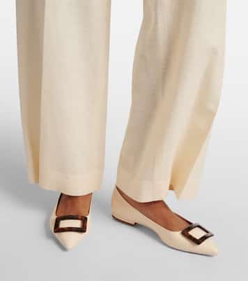 Gommettine Ball leather ballet flats | Roger Vivier