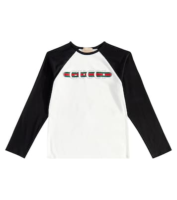 Bedrucktes Longsleeve aus Baumwolle | Gucci Kids