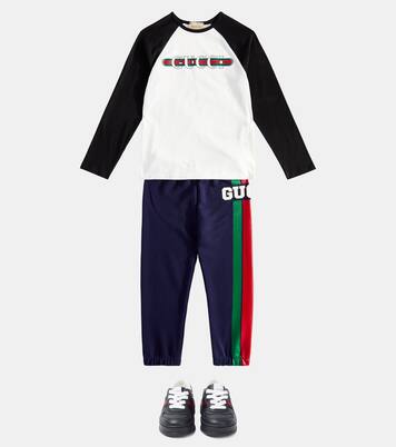 Bedrucktes Longsleeve aus Baumwolle | Gucci Kids
