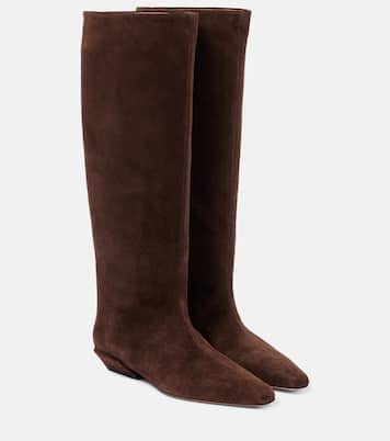 Bettina 25 suede knee-high boots | Paris Texas