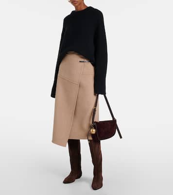 Bettina 25 suede knee-high boots | Paris Texas