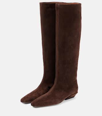 Bettina 25 suede knee-high boots | Paris Texas