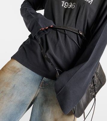 Logo cotton-blend top | Acne Studios