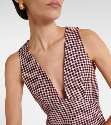 فستان قصير بمربعات | Etro