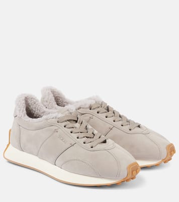Sneakers T Vintage aus Veloursleder | Tod's