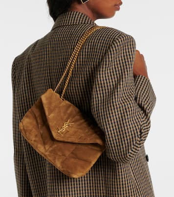 Loulou Toy suede shoulder bag | Saint Laurent