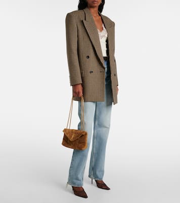 Loulou Toy suede shoulder bag | Saint Laurent