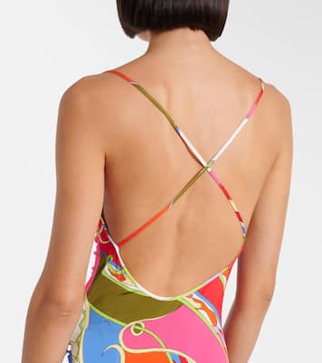 Minikleid Orchidee aus Satin | Pucci