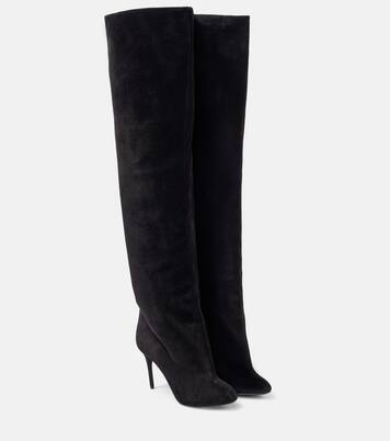 Decollete Cuissardes suede knee-high boots | Alaïa