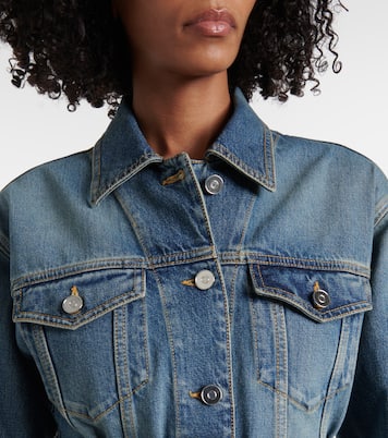 Peplum denim jacket | Alaïa