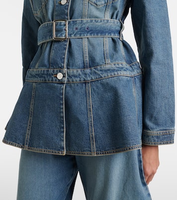 Peplum denim jacket | Alaïa