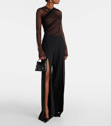 Renee draped tulle bodysuit | Nensi Dojaka