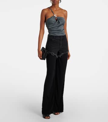 Duke Splice layered straight jeans | Christopher Esber