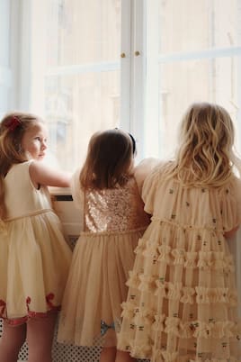 Robe Carli en tulle à sequins | Konges Sløjd