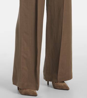 Pantalones anchos de tiro alto | Brunello Cucinelli