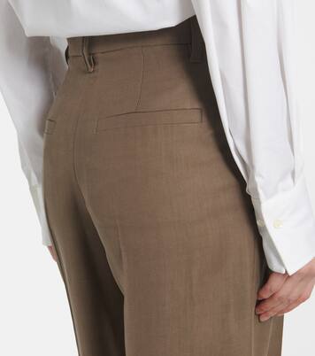 Pantalones anchos de tiro alto | Brunello Cucinelli